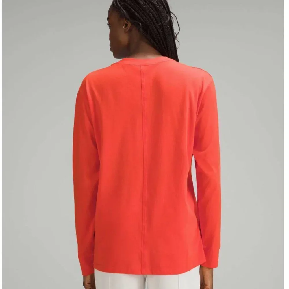 Lululemon All Yours Long-Sleeve Shirt Solar Orange 8